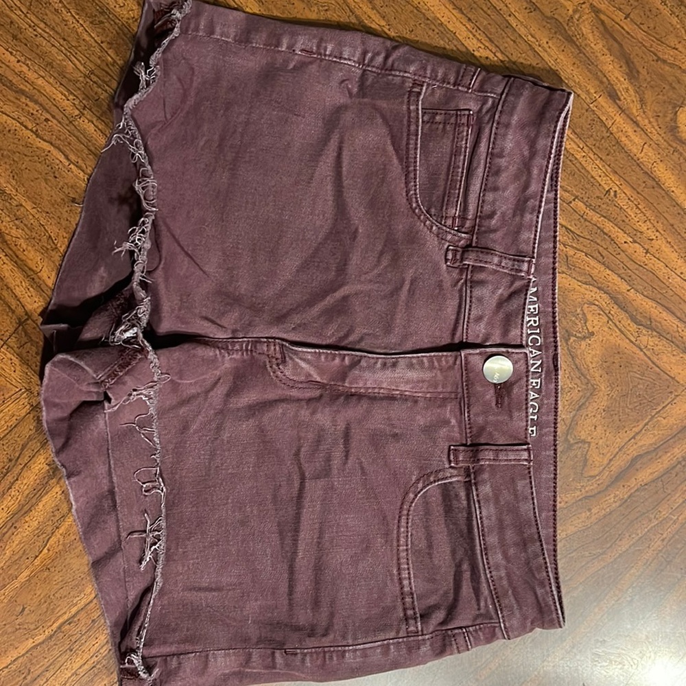 American Eagle High-Rise denim shorts